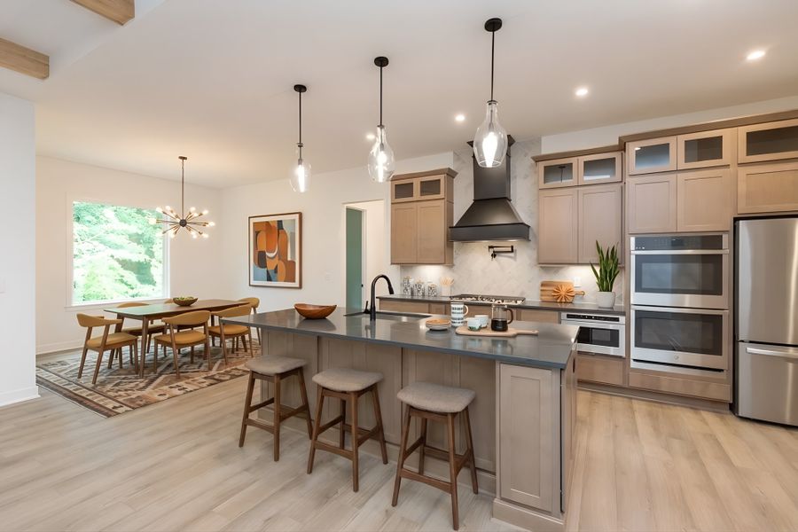 Furnished interior view inside a new home in Hidden Fields, Hoschton (Image 31).