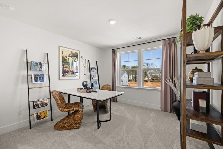 Furnished interior view inside a new home in Wellington Estates, Madison (Image 3). Furnished interior view inside a new home in Wellington Estates, Madison (Image 3).