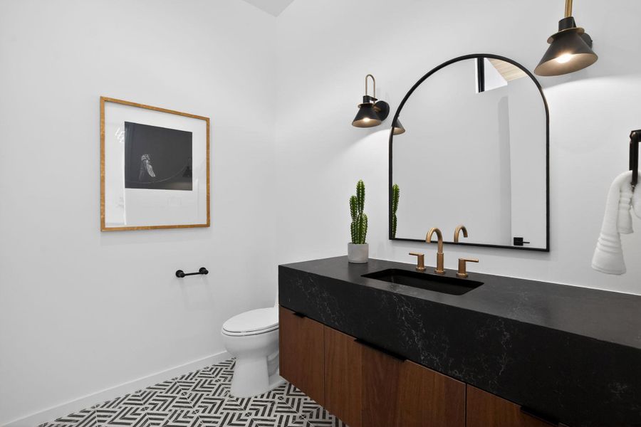 Living room half bath