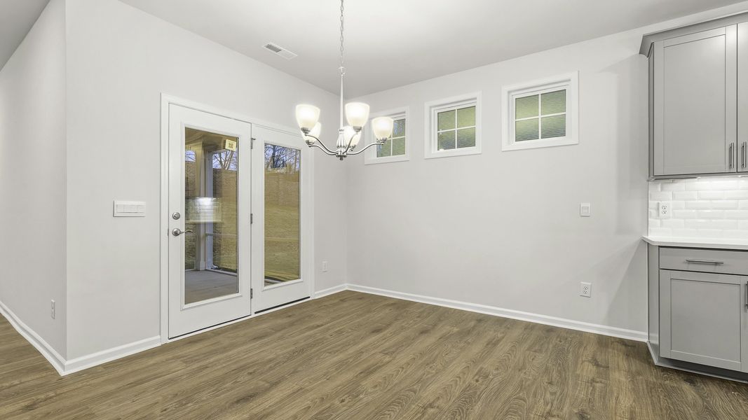 Spacious, unfurnished interior of a new home in The Villas at Kinsley, Jamestown (Image 12).
