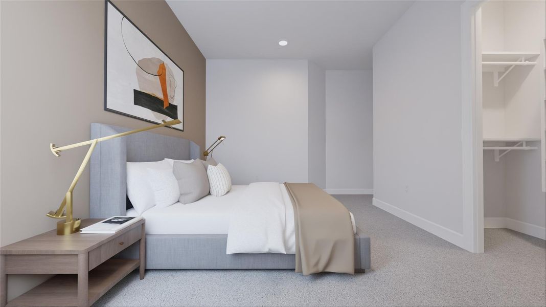 Furnished interior view inside a new home in Oakberry Trails, Waller (Image 11).