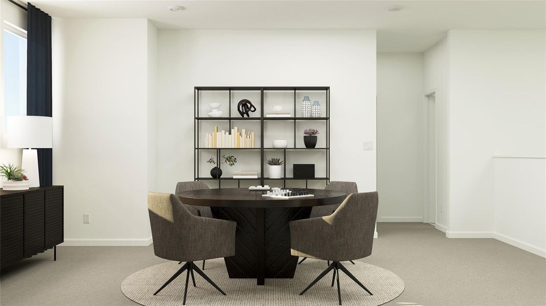 Furnished interior view inside a new home in The Preserve at Rosenberg, Rosenberg (Image 5).