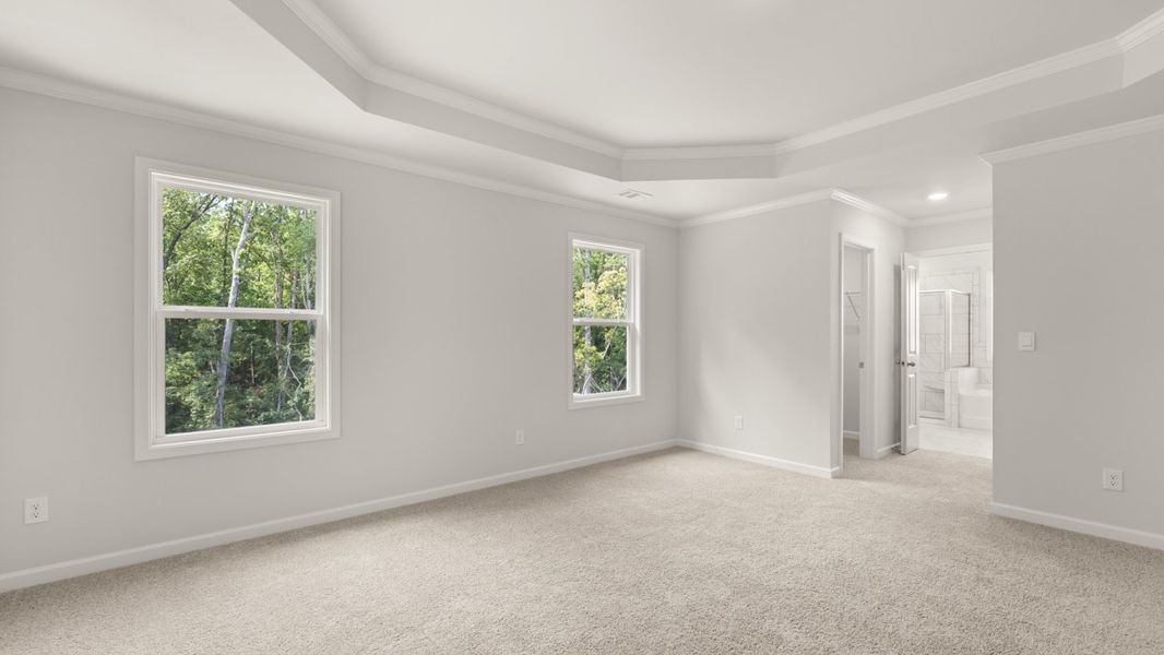 Representative unfurnished interior of a home built from the Grayson by D.R. Horton in Holland Estates, Powder Springs (Image 25).