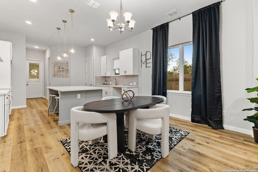 Furnished interior view inside a new home in , San Antonio (Image 28).