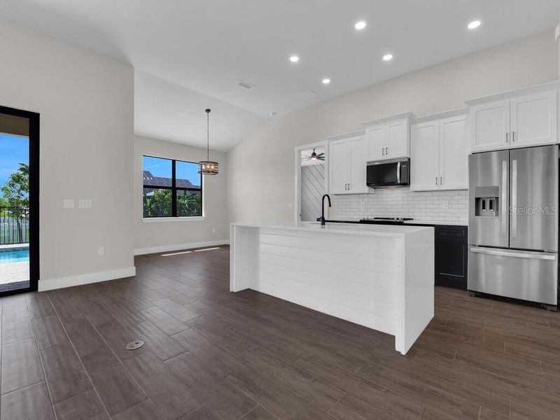 Furnished interior view inside a new home in , Port Charlotte (Image 8). Furnished interior view inside a new home in , Port Charlotte (Image 8).