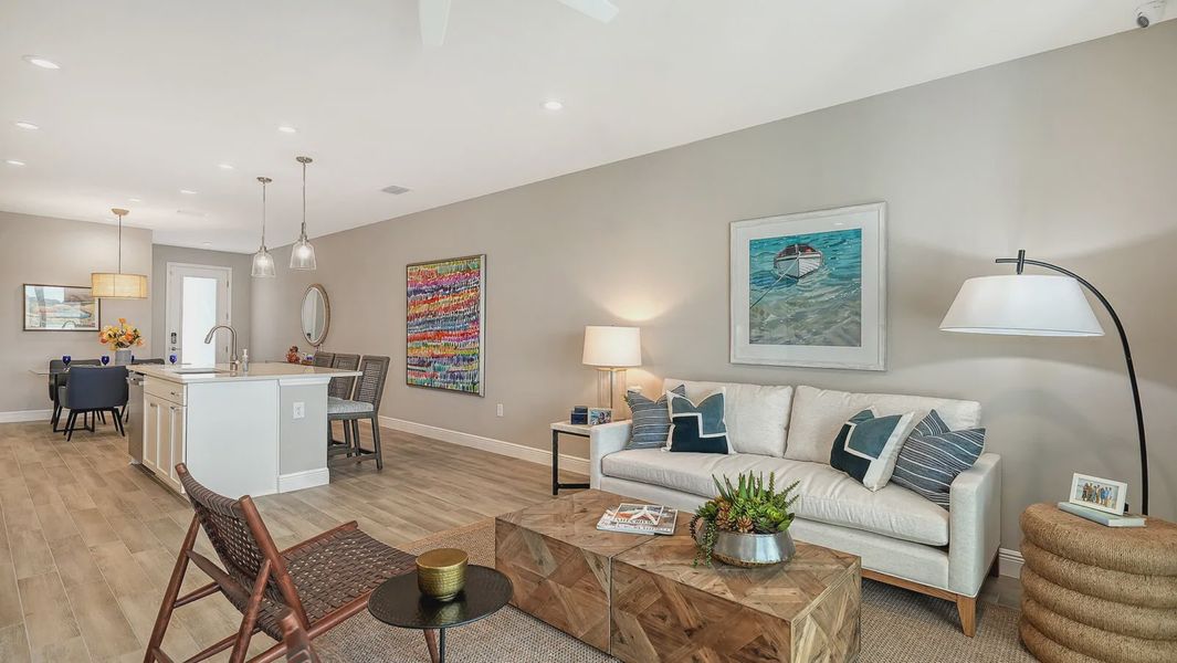 Representative furnished interior of a home built from the Avery by Neal Communities in SkySail, Naples (Image 28).