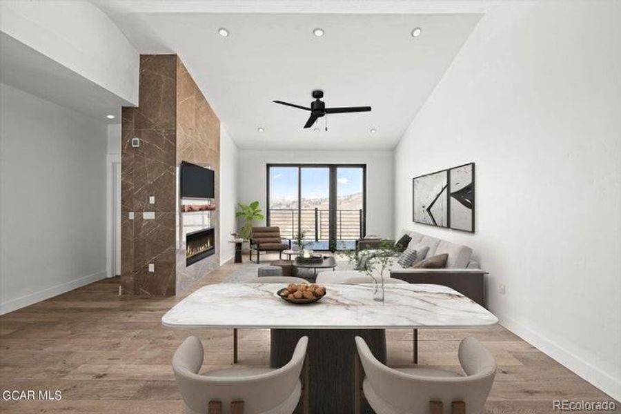 Furnished interior view inside a new home in , Granby (Image 5).