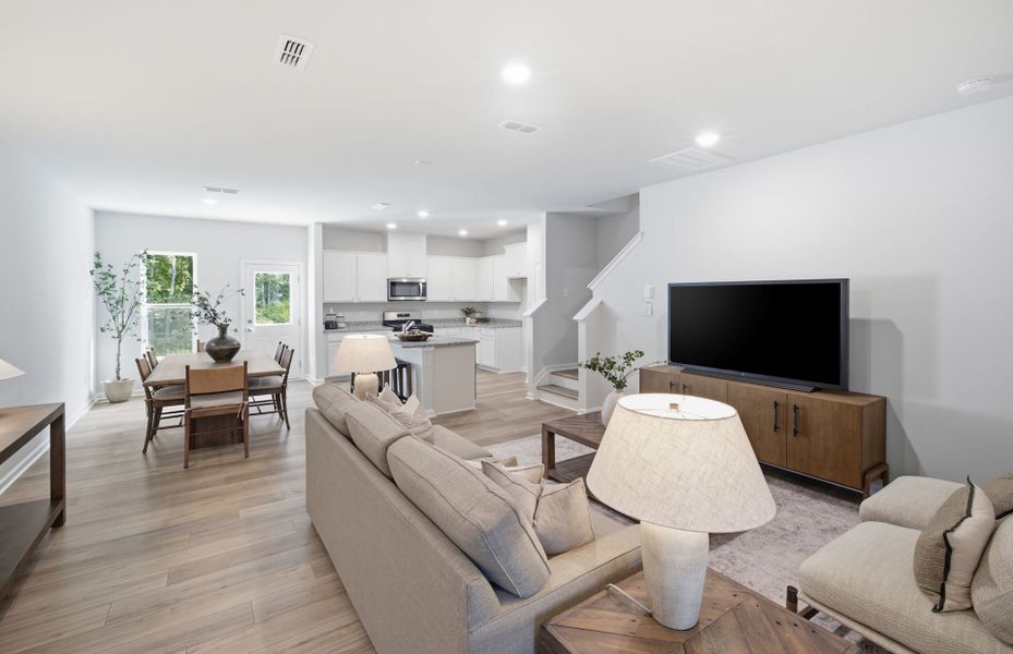 Furnished interior view inside a new home in Cambria, Garner (Image 10).