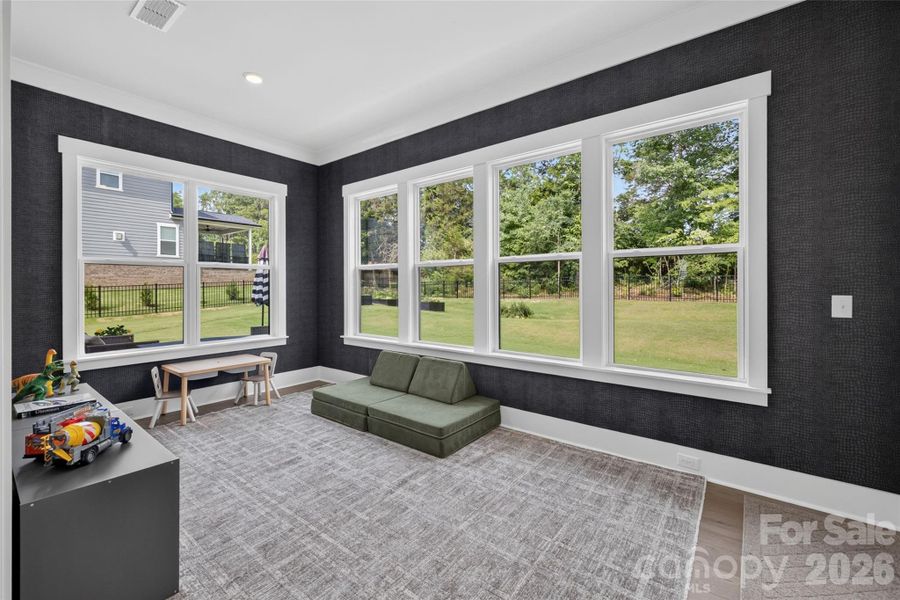Exterior details and patio area of a home in , Huntersville (Image 19).