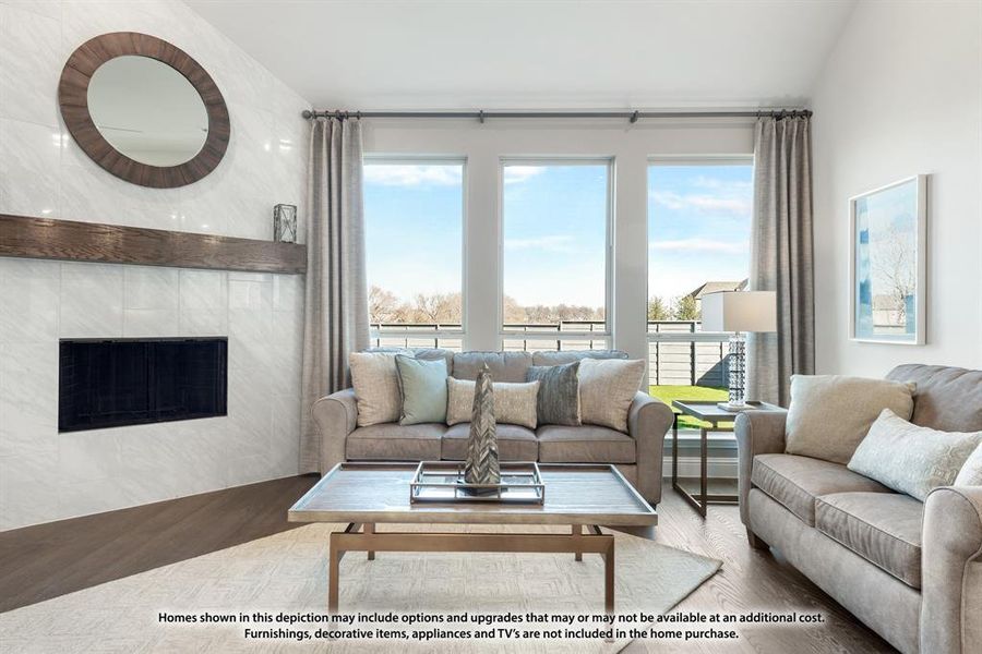 Furnished interior view inside a new home in Silo Mills, Joshua (Image 27).