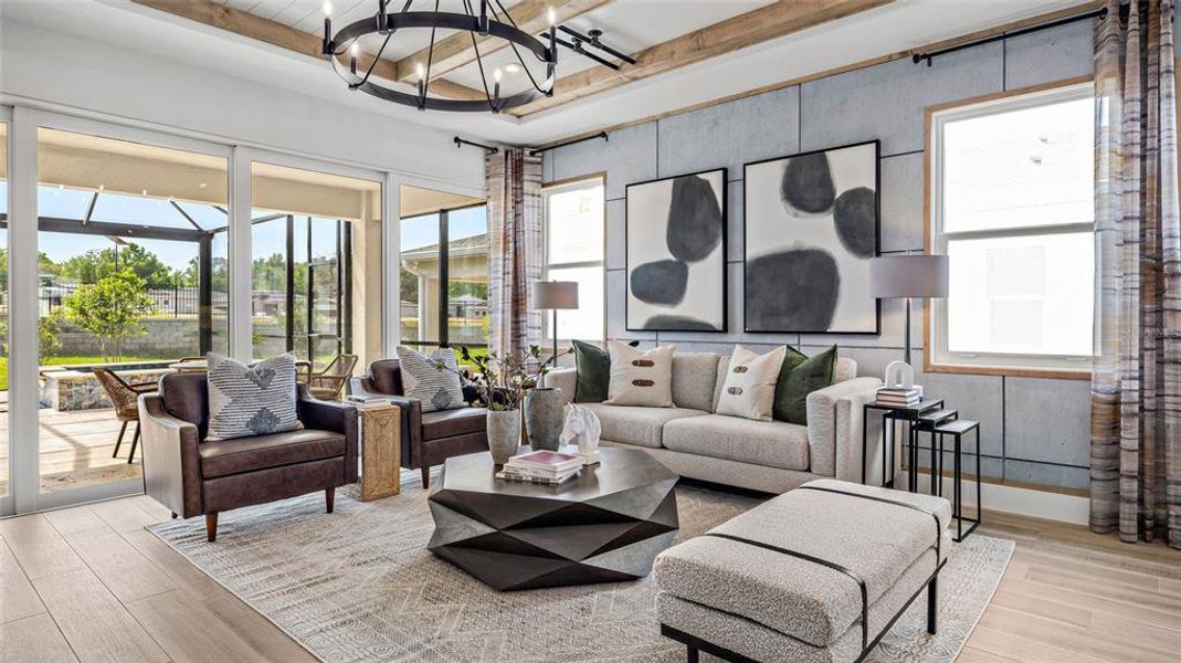 Furnished interior view inside a new home in , Lady Lake (Image 10).