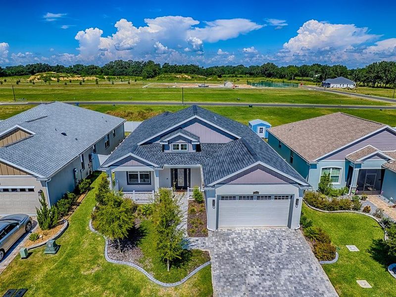 Front exterior of a new home in , Oxford, FL, highlighting curb appeal (Image 19). Front exterior of a new home in , Oxford, FL, highlighting curb appeal (Image 19).