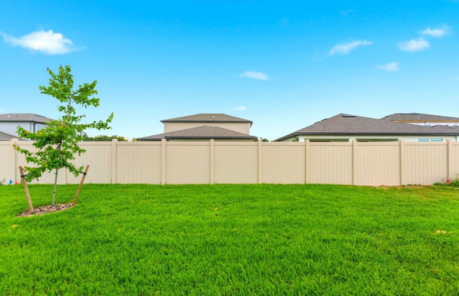 Exterior details and patio area of a home in Vida's Way, Wesley Chapel (Image 3).