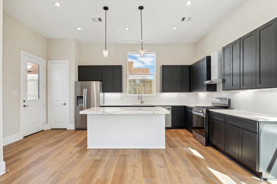 Furnished interior view inside a new home in , Houston (Image 8).