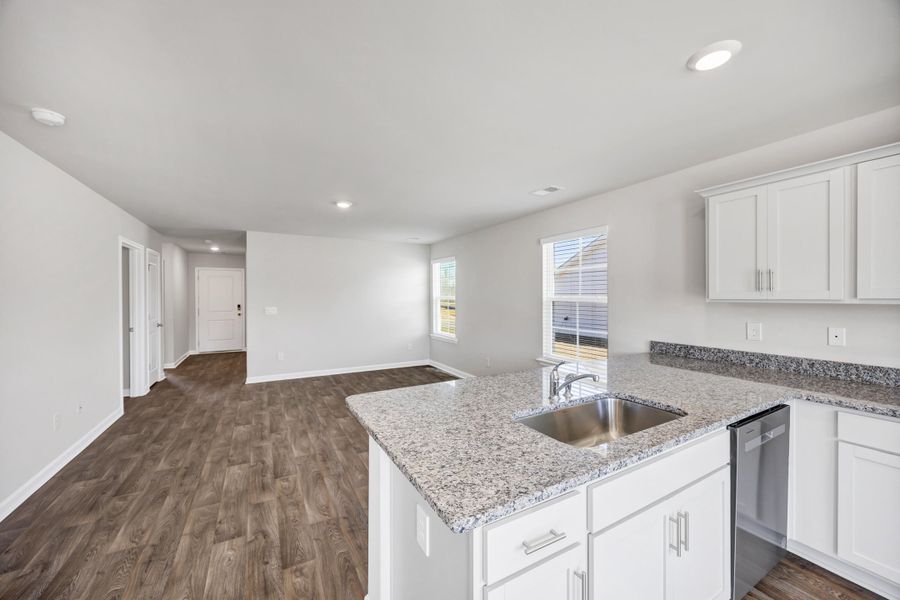Furnished interior view inside a new home in The Park at Wilkinson, Orangeburg (Image 10). Furnished interior view inside a new home in The Park at Wilkinson, Orangeburg (Image 10).