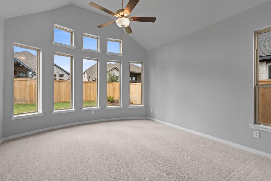 Spacious, unfurnished interior of a new home in Bridgeland 55', Cypress (Image 18).