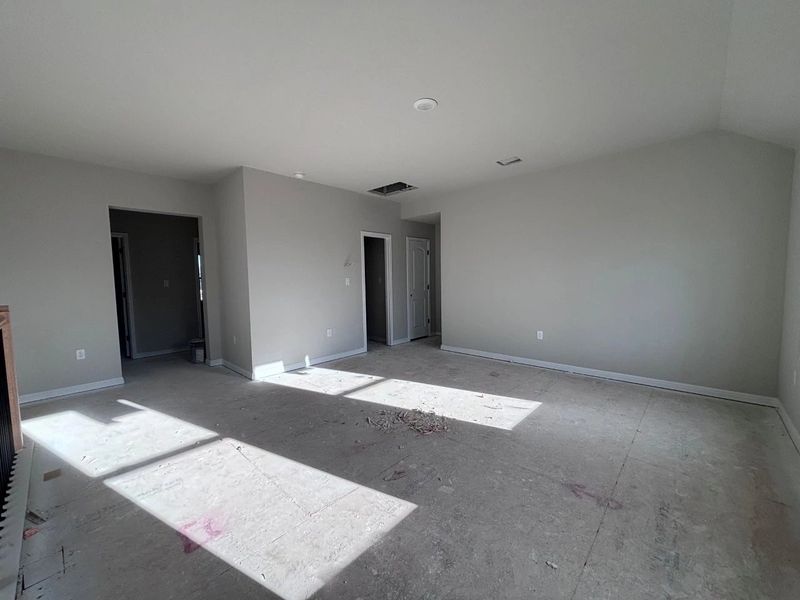 In-progress construction of a new home in The Colony, Bastrop, TX (Image 22).