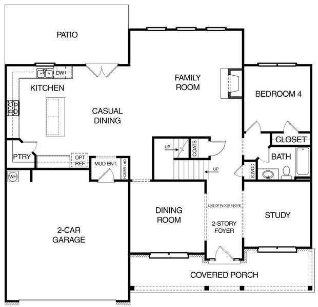 2D floor plan layout of this home in Woodland Hills, Loganville, GA (Image 2). 2D floor plan layout of this home in Woodland Hills, Loganville, GA (Image 2).