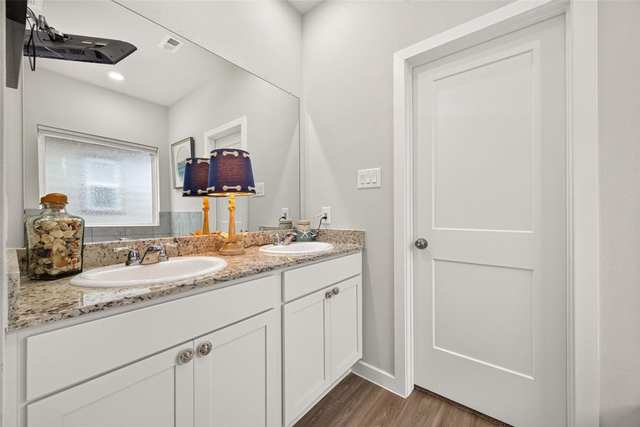 Furnished interior view inside a new home in Lexington Heights, Willis (Image 29).