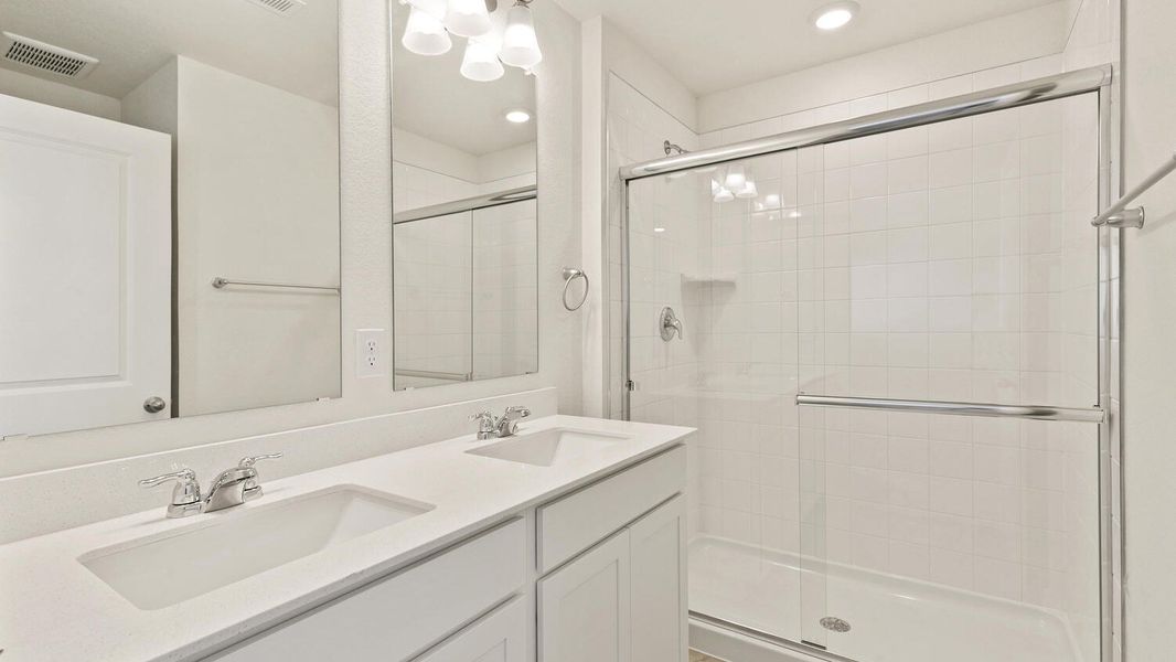 Furnished interior view inside a new home in The Ridge at Lorson Ranch, Colorado Springs (Image 6).