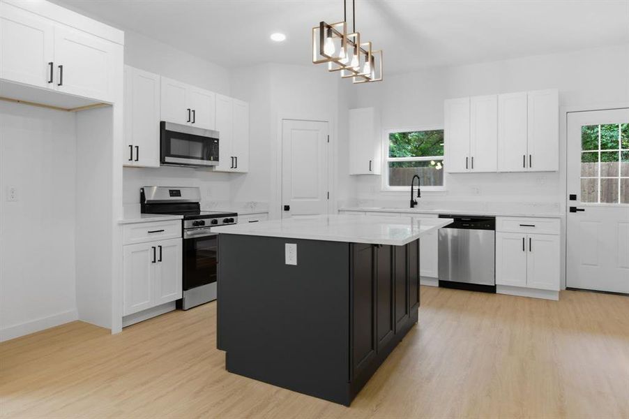Furnished interior view inside a new home in , Fort Worth (Image 4).
