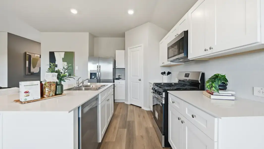 Furnished interior view inside a new home in Hadley Farms, Godley (Image 8).