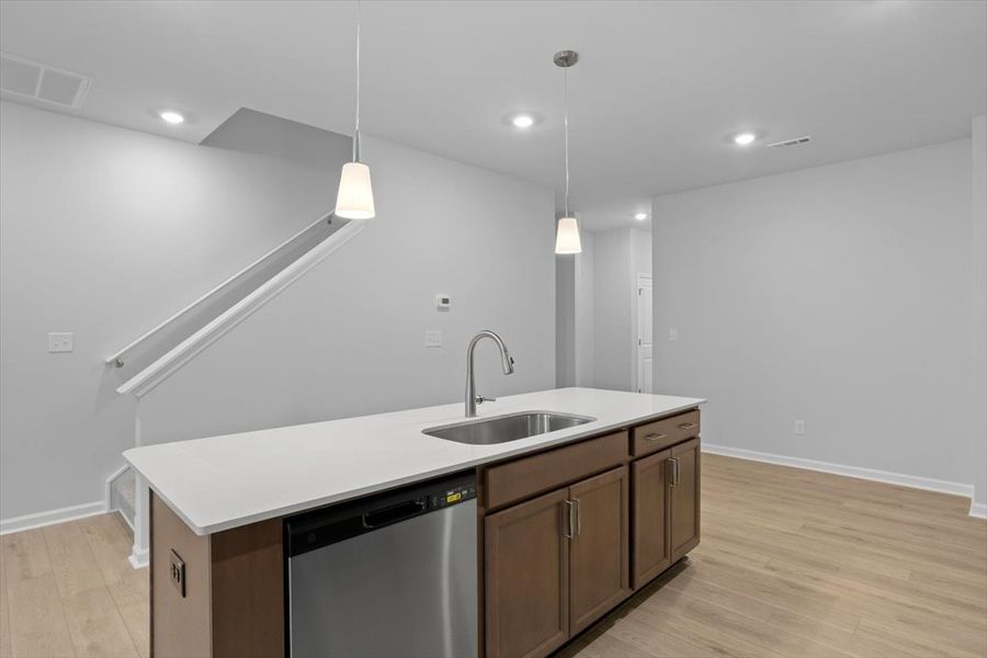 Furnished interior view inside a new home in Renaissance at White Oak, Garner (Image 8).