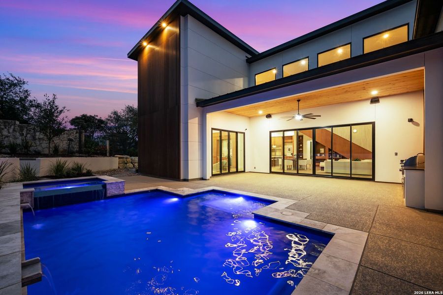 Exterior details and patio area of a home in , San Antonio (Image 30).
