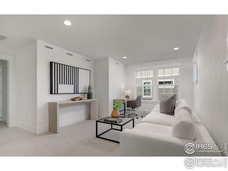 Furnished interior view inside a new home in Westerly, Erie (Image 10).