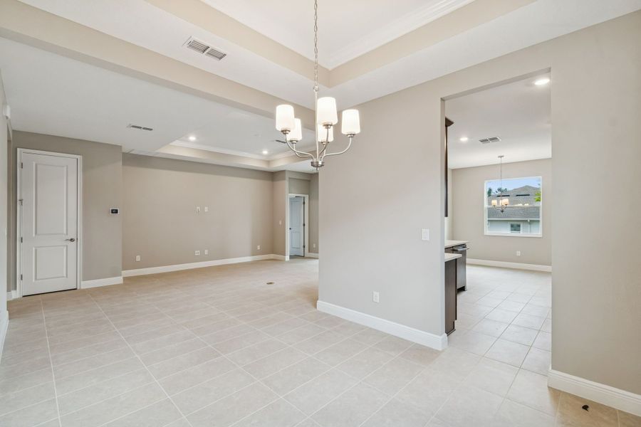 Representative unfurnished interior of a home built from the Juno by William Ryan Homes in Southern Hills Plantation, Brooksville (Image 46). Representative unfurnished interior of a home built from the Juno by William Ryan Homes in Southern Hills Plantation, Brooksville (Image 46).