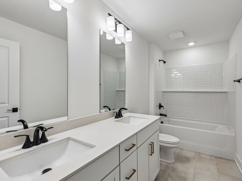 Furnished interior view inside a new home in Station Hill - Estate Series, Franklin (Image 6).