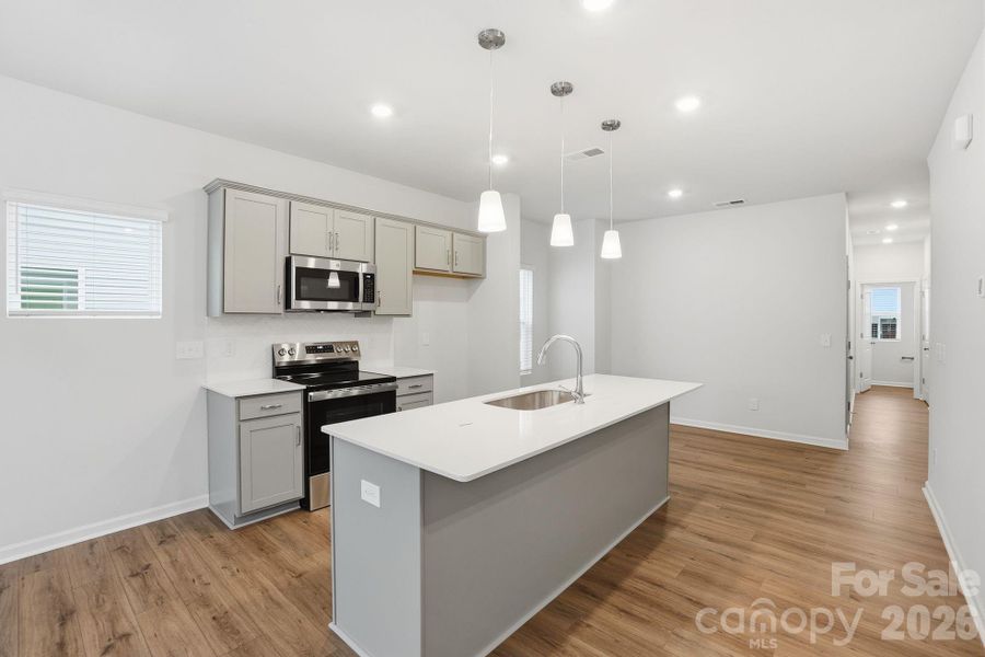 Furnished interior view inside a new home in Sloan Station, Charlotte (Image 14).