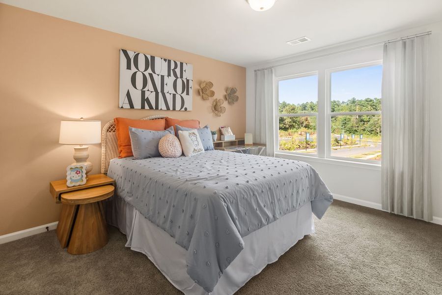 Furnished interior view inside a new home in Bridgeport Single Family Homes, Greenville (Image 34).