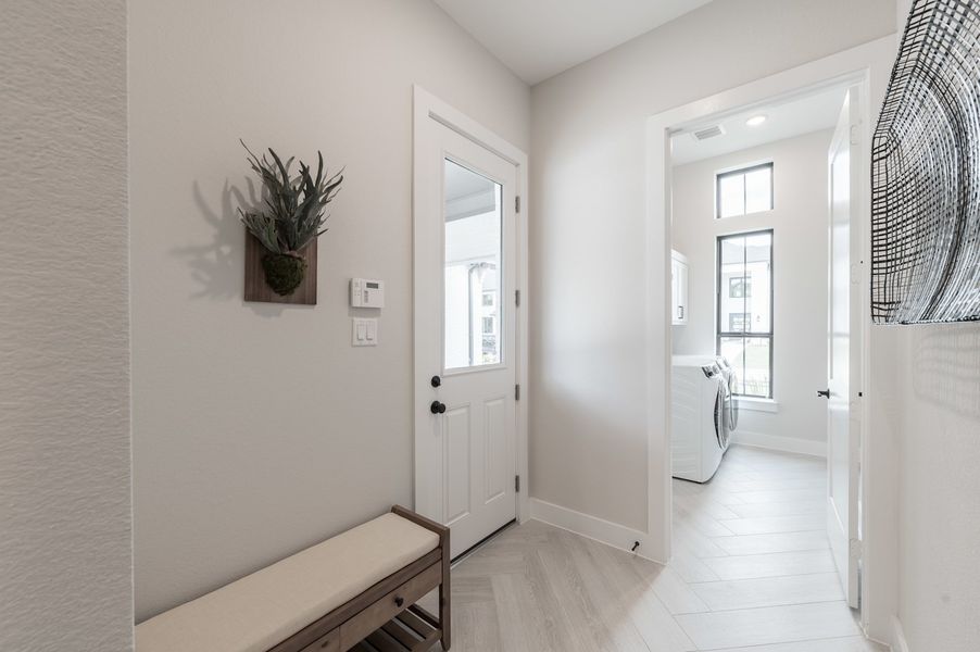 Representative furnished interior of a home built from the Carignan by Tri Pointe Homes in Woodson’s Reserve, Spring (Image 57).