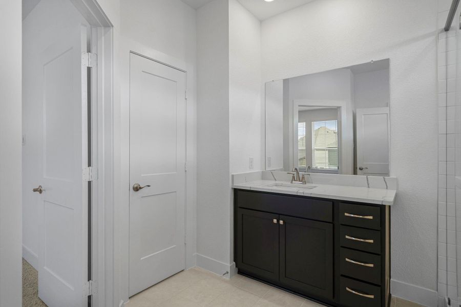 Furnished interior view inside a new home in Bridgeland, Cypress (Image 6). Furnished interior view inside a new home in Bridgeland, Cypress (Image 6).