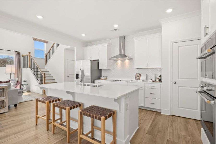 Furnished interior in a model home at Wellington Estates in Madison (Image 18).