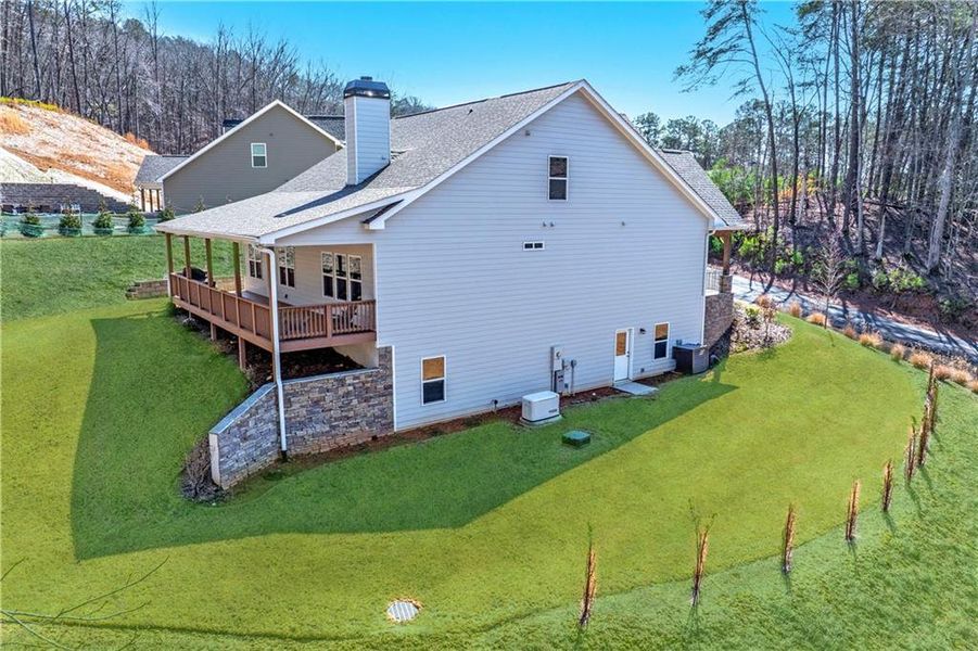 Exterior details and patio area of a home in , Waleska (Image 30). Exterior details and patio area of a home in , Waleska (Image 30).