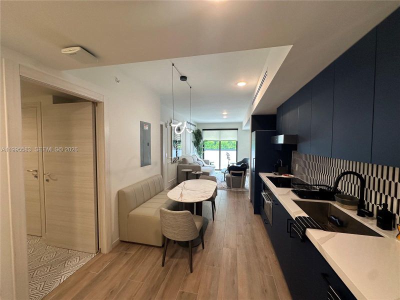 Furnished interior view inside a new home in , Coral Gables (Image 7). Furnished interior view inside a new home in , Coral Gables (Image 7).