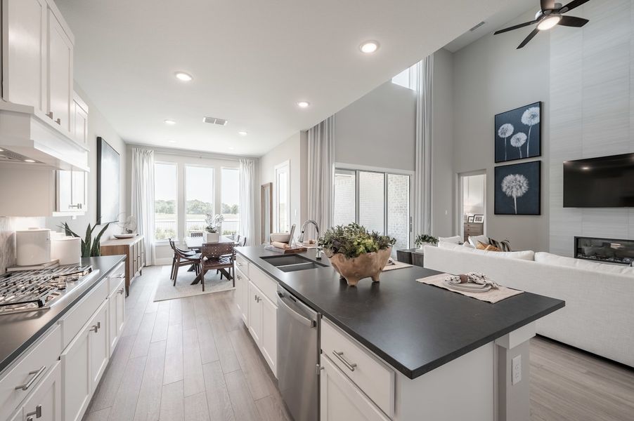 Representative furnished interior of a home built from the Verdin by Tri Pointe Homes in Pecan Ridge, Fulshear (Image 55).
