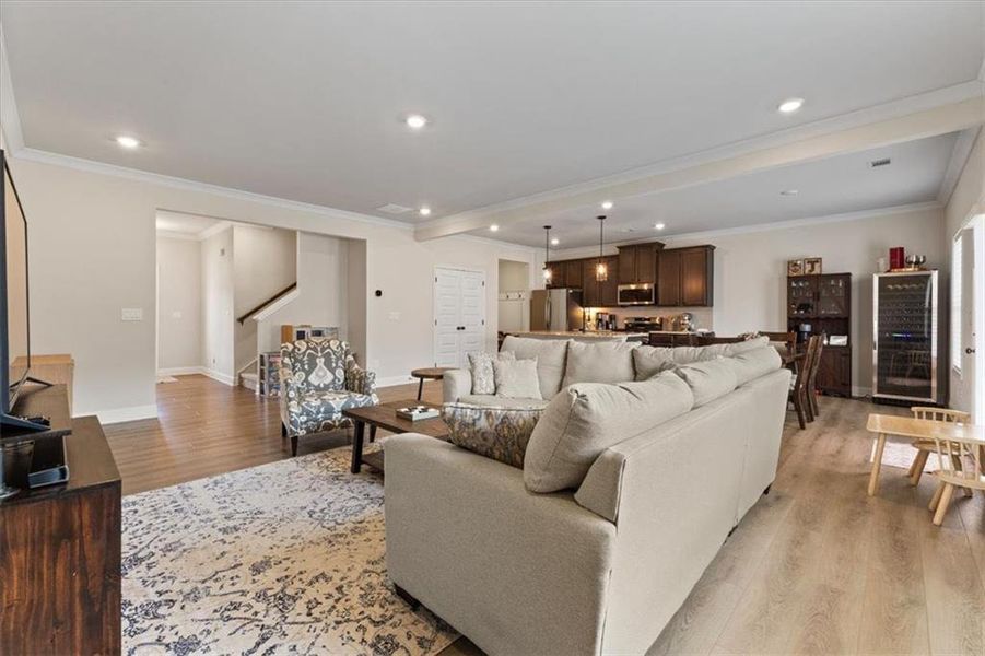 Furnished interior view inside a new home in Crofton Place Enclave, Snellville (Image 33).