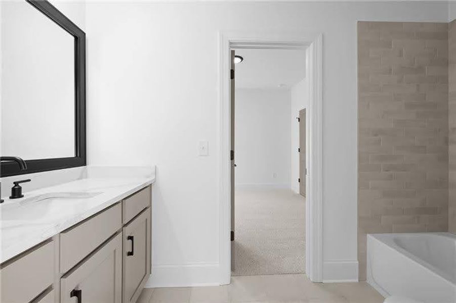 Furnished interior view inside a new home in Livingstone Park, Kennesaw (Image 13).
