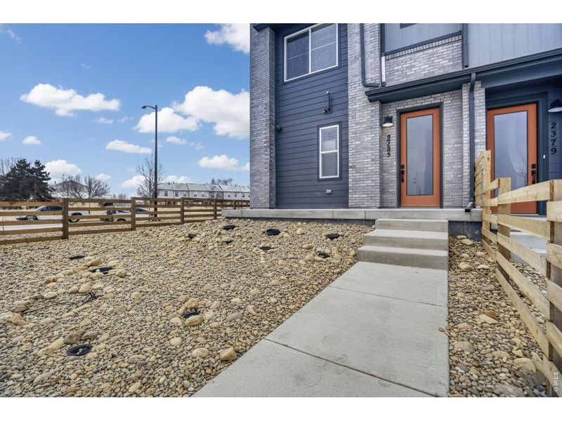 Exterior details and patio area of a home in Waterfield, Fort Collins (Image 2). Exterior details and patio area of a home in Waterfield, Fort Collins (Image 2).