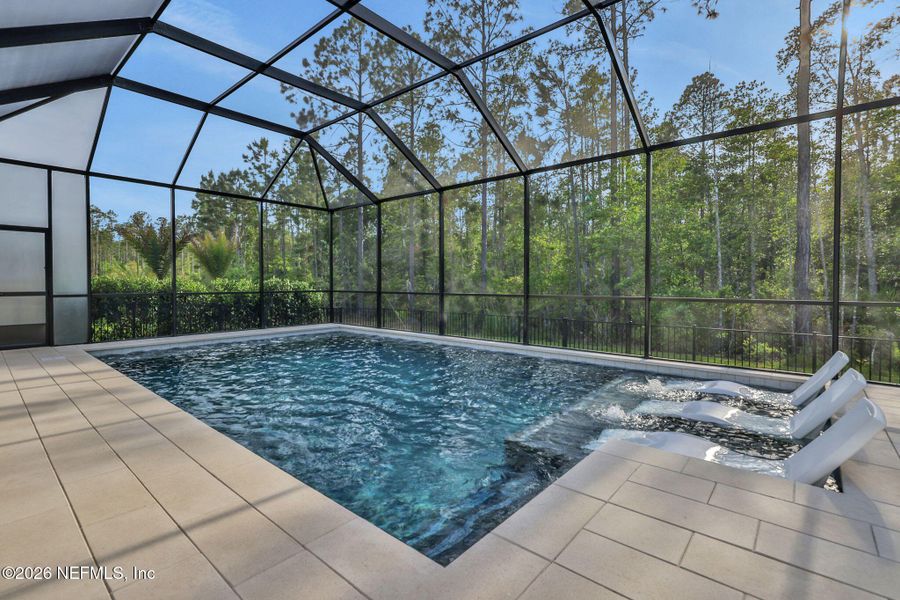Exterior details and patio area of a home in Settler's Landing at Nocatee, Ponte Vedra (Image 33).