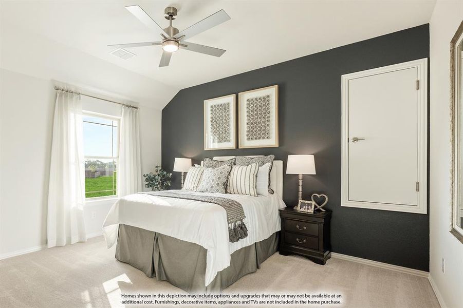 Furnished interior view inside a new home in Hayes Crossing, Midlothian (Image 24). Furnished interior view inside a new home in Hayes Crossing, Midlothian (Image 24).