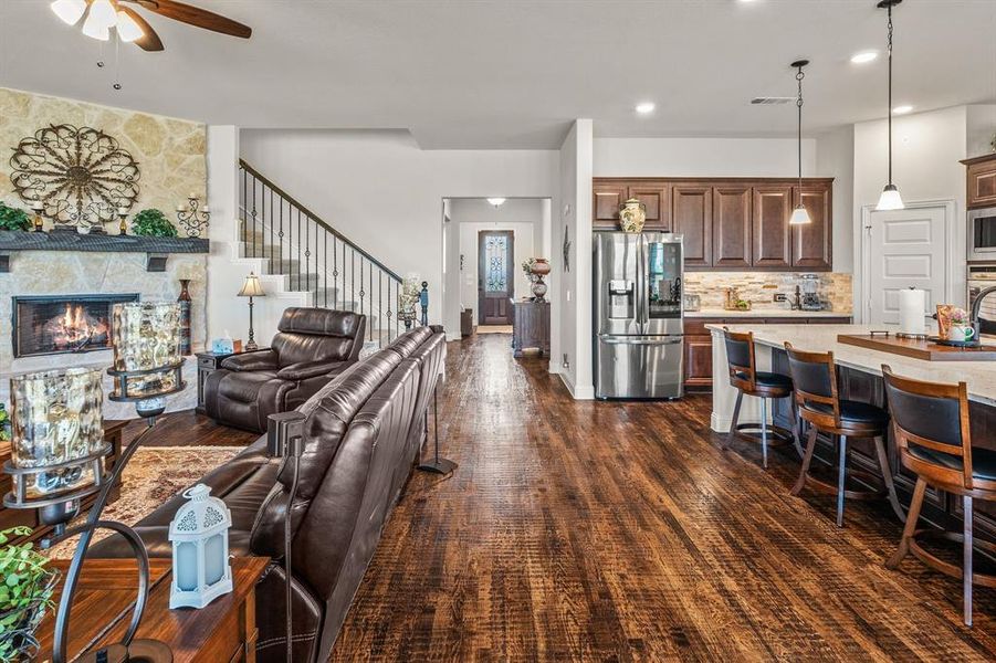 Furnished interior view inside a new home in , Blue Ridge (Image 7).