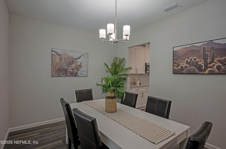 Furnished interior view inside a new home in , Jacksonville (Image 21).