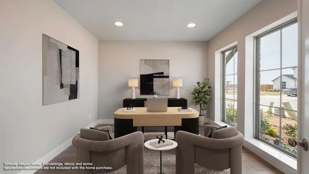 Furnished interior view inside a new home in North Sky, Celina (Image 14).