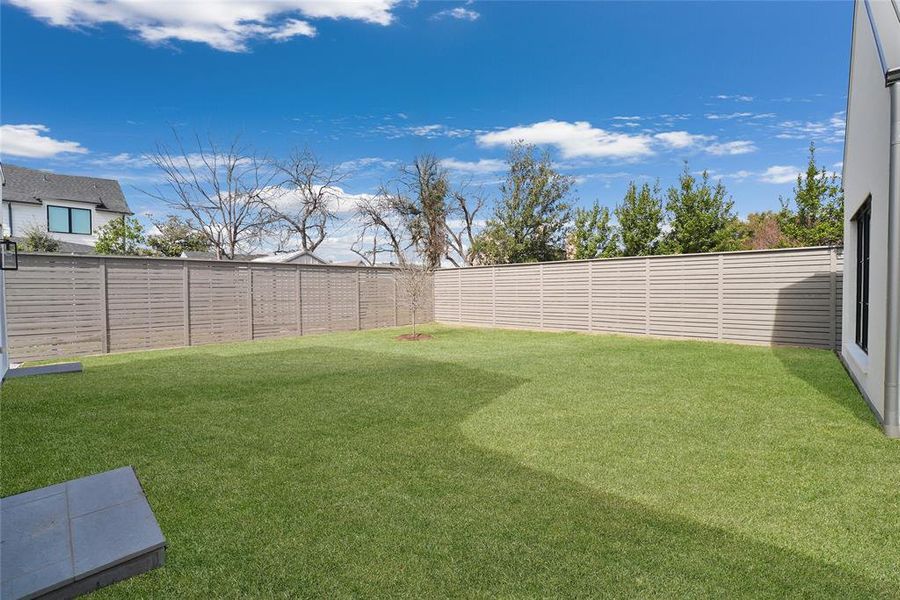 Exterior details and patio area of a home in , Dallas (Image 3). Exterior details and patio area of a home in , Dallas (Image 3).