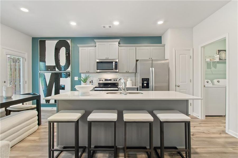 Furnished interior view inside a new home in Diamante, Stockbridge (Image 32).
