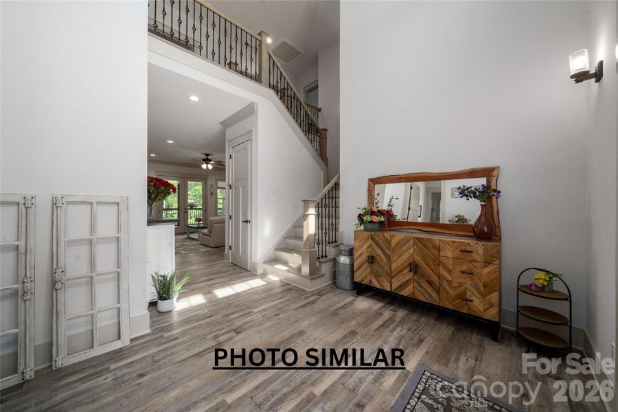 Furnished interior view inside a new home in , Hendersonville (Image 13).